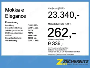 Opel Mokka-E Mokka e Elegance LED+Navi+SHZ+OBC11KW+Kam.+LM Bild 4