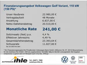 Volkswagen Golf Variant VIII Life 2,0 TDI DSG AHK+ACC+R-FAHRKAMERA Bild 2