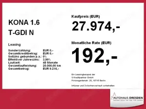 Hyundai KONA 1.6 T-GDI N Line *NSCC*HDA1.5*NAVI*LED*KAM* Bild 4