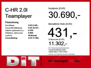 Toyota C-HR 2.0l Teamplayer Anhängekupplung abnehmbar Bild 3