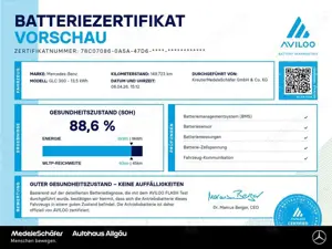 Mercedes-Benz GLC 300 de 4M 20''AMG Distro AHK 360° Sound LED High-End Infotainment-Paket/Volldigita