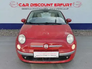 Fiat 500 Lounge+1.Hand+Panodach+Klima+8-fach bereift+