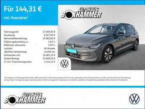 Volkswagen Golf VIII  1.5 eTSI DSG Goal NAVI+ACC+SIDE.ASSIST