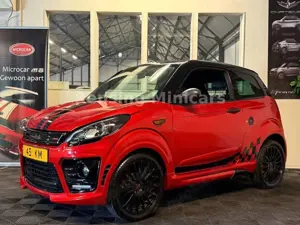 Ligier JS 50 JS50L Sport Red on Black Mopedauto Microcar 45KM