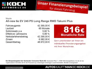 Mazda 6e All-new 6e EV 245 PS Long Range RWD Takumi Plus Bild 2