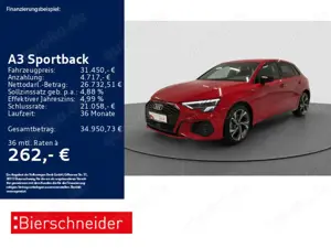Audi A3 40 TFSI e S-Line Black ACC NAVI SHZ