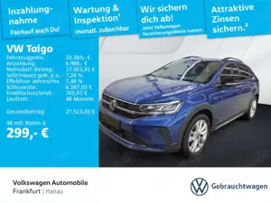 Volkswagen Taigo 1.0 TSI DSG Goal Navi Spurwechselassistent