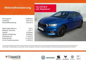 Skoda Fabia 1.0 TSI +LED +CARPLAY +SHZ +ALU +DAB +