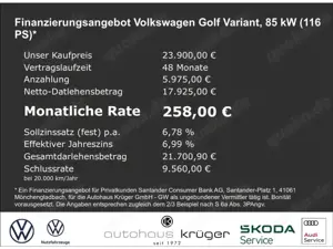 Volkswagen Golf Variant 8 2.0 TDI Move 6-Gang Navi Digitales Cockpit LED Bild 2