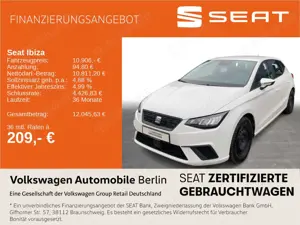 SEAT Ibiza 1.0 MPI Style Climatronic Navi LED SHZ PDC