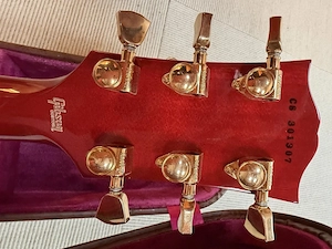 Gibson Les Paul Custom Cherry Red Bj 2013 Neuwertig Mit Koffer Bild 6