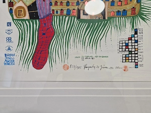Friedensreich Hundertwasser handsigniert nummeriert _In Gamba Bild 2