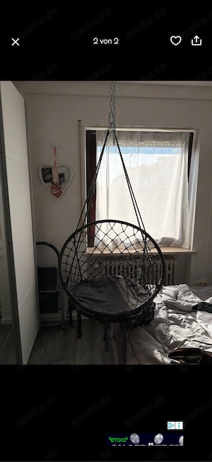 Hängesessel grau