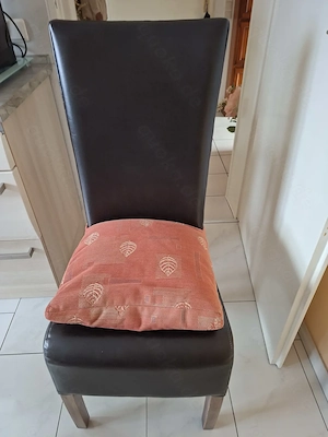 2er Set Stühle mit Kissen 