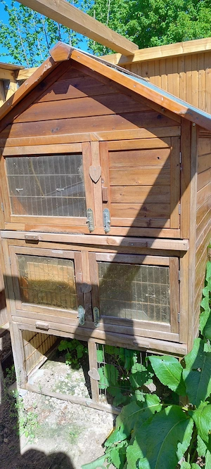 Kleintierstall für Nager (Meerschweinchen Ratten, Chinchilla Haus) oder Geflügel (Wachteln)