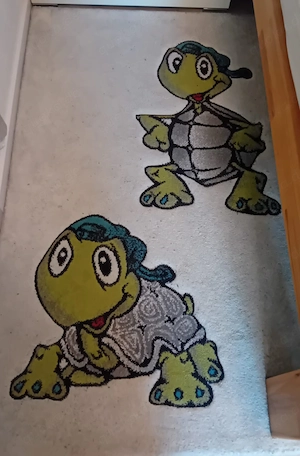 Kinderteppich Motiv Schildkröten