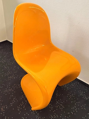 5 x Vitra Panton Chair Classic Original 1993 Design Verner Panton Gelb   Vintage