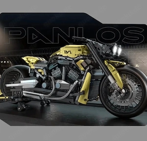 Technic "Harley Night Luther" Panlos 1:5 NEU 2427 Teile Lego komp