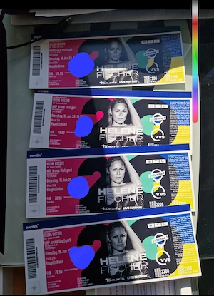 4 Tickets Helene Fischer Konzert MHP Arena Stuttgart