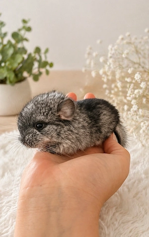 Chinchilla  Babys zwei Weibchen reservier bereit     Bild 4