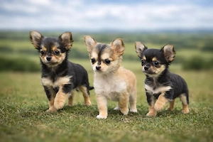 Reinrassige Chihuahua Welpen typvoll besondere Farben Husky Sable & Black Tri