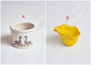 Kleine Blumentöpfe Pflanzschälchen Übertöpfchen je 1 Euro Bild 5
