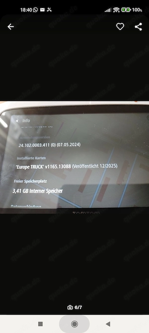 TomTom  Lkw Bus Pkw Navi Go 6250 Professional 