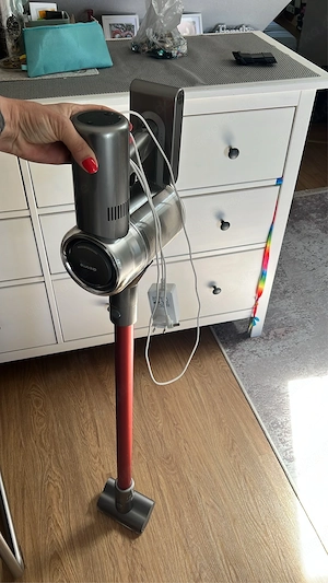 akkubetriebener Staubsauger