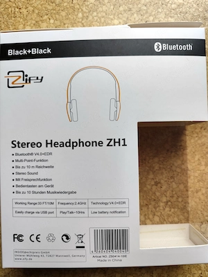 ZIFY Bluetooth Kopfhörer NEU