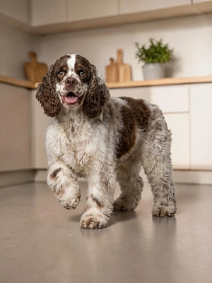 Kleiner 3 Jähriger schoko Ami Zwergspaniel