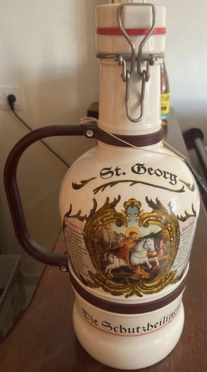 Dekorative Bierflasche