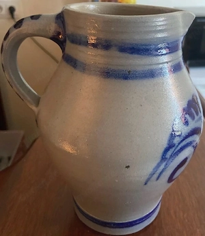 Steingutkaraffe  Vase Bild 2