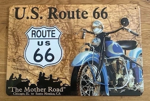 U.S. Route 66 Metallschild