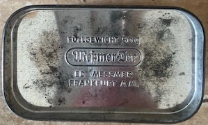 Werbeblechdose Meßmer Tee Jubiläums Mischung Bild 5