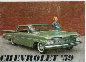 Chevrolet Verkaufsbroschüre 1959 