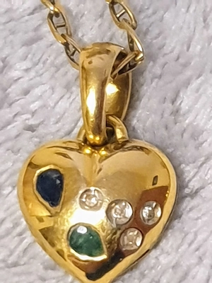 Edle Gokdkette mit Anhänger 333Gold