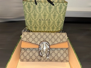 gucci tasche in braun 