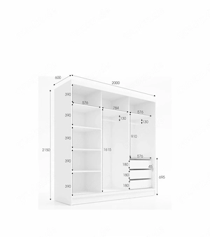 Großer Kleiderschrank zu verkaufen   NEU (von Otto)