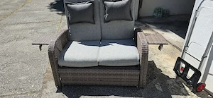 Balkonsofa mit Liegefunktion