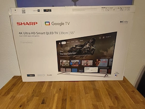 Sharp 55" Qled smart TV selten benutzt, im November 25 gekauft Bild 5
