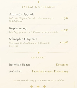            Top-bewertet | Mobile Massage   ich komme zu dir nach Hagen, Dortmund & Umgebung Bild 4