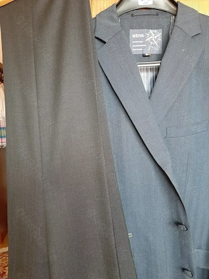  Herren Kombination Anzug,  Jacke stns  und  blaugraue Hose von Digl 