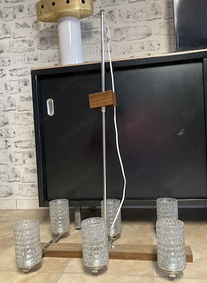  LEUCHTE Lampe Deckenlampe 60er 70er mid century Klassiker   für Wohnzimmer  Esstisch  Büro  usw. ..