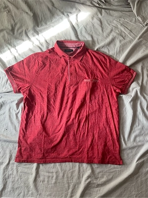 Westbury Premium Poloshirt Herren XL Rot meliert Polo Shirt mit Brusttasche