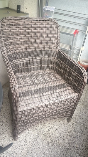 polyrattan stuhl 