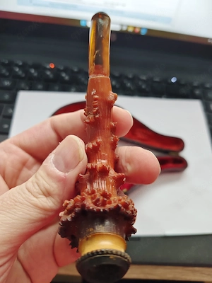 Pfeife aus Meerschaum mit Etui 