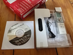 SHARP PA-VR10E PC Digital Voice Recorder in OVP Bild 3