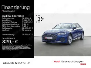 Audi A3 40 TFSIe S line 138km/WLTP*LED*RFK*