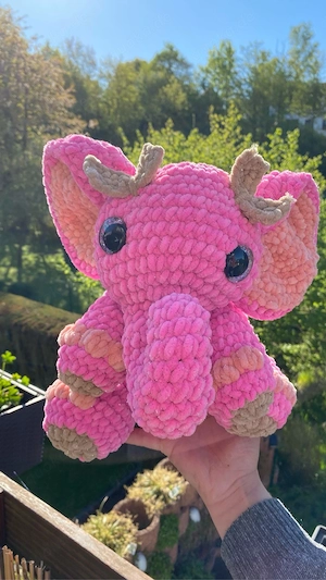 Gehäkelter Elefant 