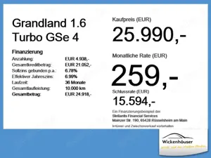 Opel Grandland 1.6 Turbo GSe 4 ACC+AHK+LED+Navi+SHZ Bild 4
